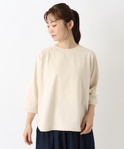 ゆったり ラグラン7分袖プルオーバー