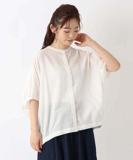 ドルマンスリーブ 切替ワイドプルオーバー