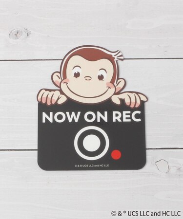 ◆おさるのジョージ マグネットカーサイン REC2