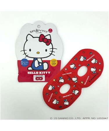 ◆サンリオキャラクターズ ながら温アイマスク1P キティ