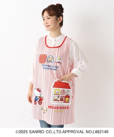 サンリオキャラクターズ おうちポケットエプロン ハローキティ