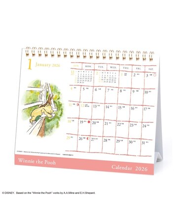 ◆ディズニー カレンダー プー 卓上