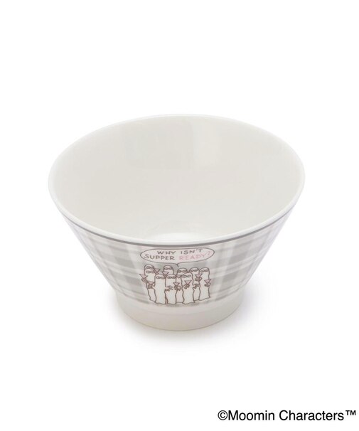 【ワンズテラス限定】MOOMIN 飯碗 チェック