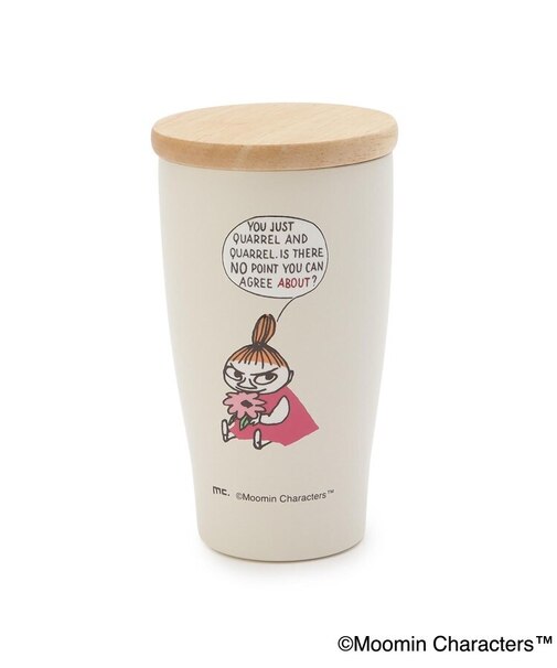 【ワンズテラス限定】MOOMIN 木蓋付ステンレスタンブラー ミイ 350ml
