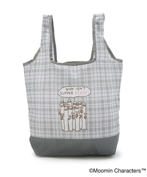 【ワンズテラス限定】MOOMIN エコバッグ チェック