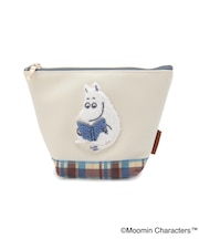 【ワンズテラス限定】MOOMIN 舟形ポーチ チェック