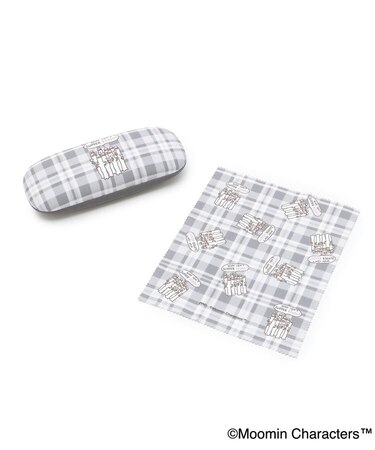 【ワンズテラス限定】MOOMIN メガネケース チェック