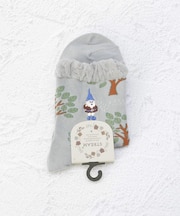 ◆トムテ刺繍ロークルーソックス