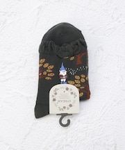 ◆トムテ刺繍ロークルーソックス