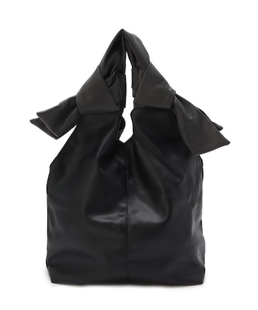 リボンハンドル合皮A4トート