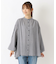 コットン タック袖ブラウス