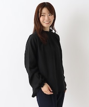 リップル シャーリングブラウス