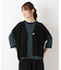 麻タッチ Vネックジレ