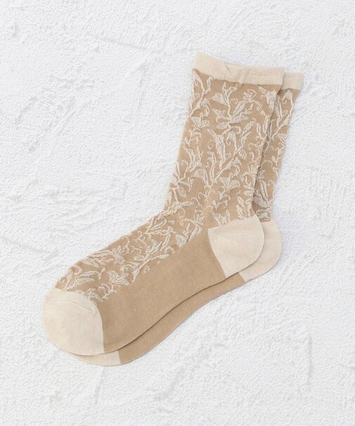 ◆DOLL シャドーフラワークルーソックス