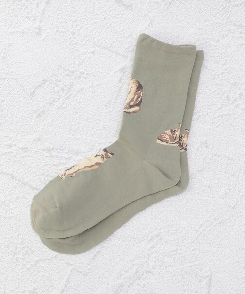 ◆DOLL 猫クルーソックス