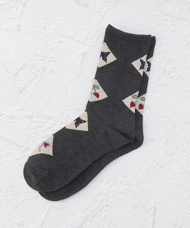 ◆DOLL バタフライクルーソックス