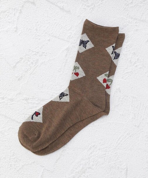 ◆DOLL バタフライクルーソックス