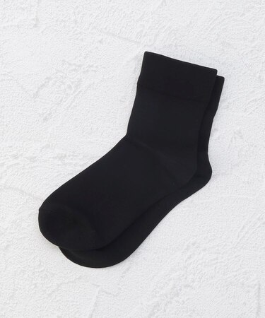 ◆スタイルムジ トロミナイロン ベタクォーターソックス