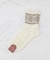 ◆アンティーク柄 クルーソックス