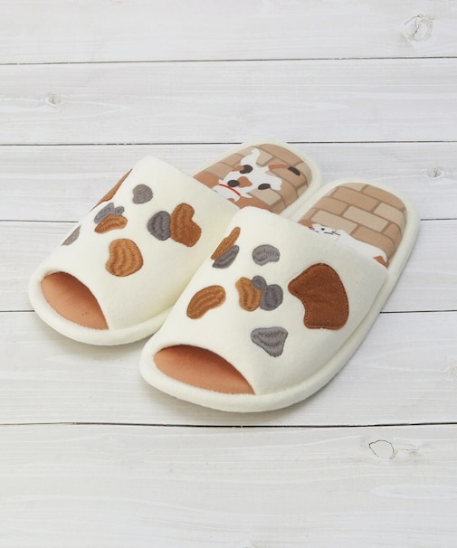 和にゃんこ スリッパ ミケ
