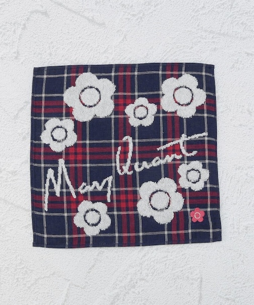 ◆MARY QUANT タオルハンカチ チェック