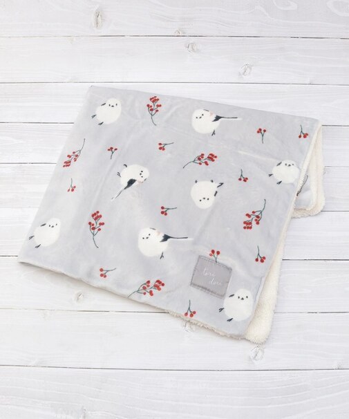 【あったか】デジプリ ブランケット アカイミ&シマエナガ