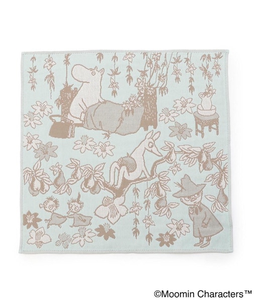 ◆MOOMIN 三重ガーゼハンカチ オヤスミ