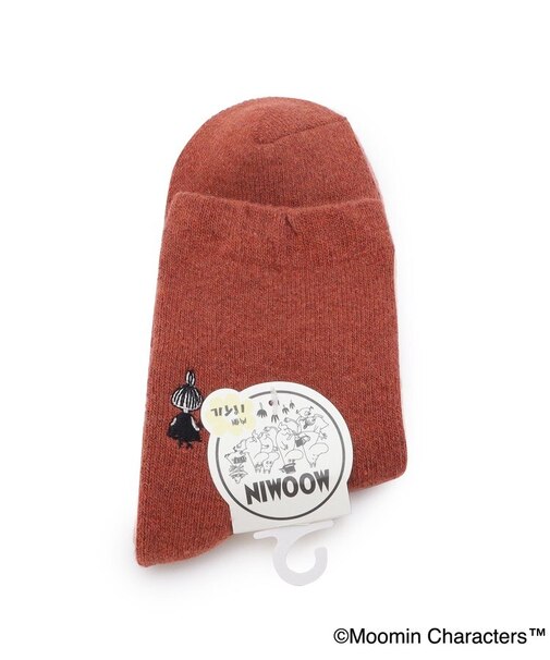 ◆MOOMIN ロークルーソックス ミイ後刺繍