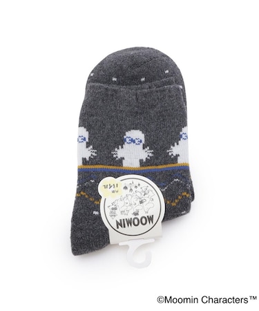 ◆MOOMIN ロークルーソックス ニョロニョロノルディック