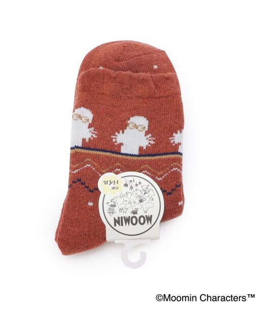 ◆MOOMIN ロークルーソックス ニョロニョロノルディック