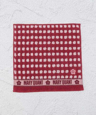 ◆MARY QUANT タオルハンカチ ブロックチェック