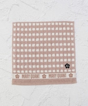 ◆MARY QUANT タオルハンカチ ブロックチェック