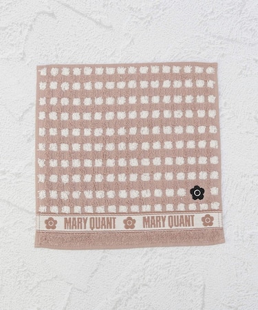 ◆MARY QUANT タオルハンカチ ブロックチェック