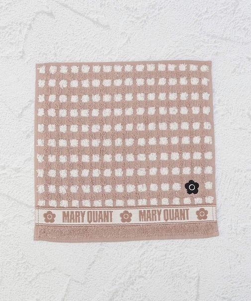◆MARY QUANT タオルハンカチ ブロックチェック