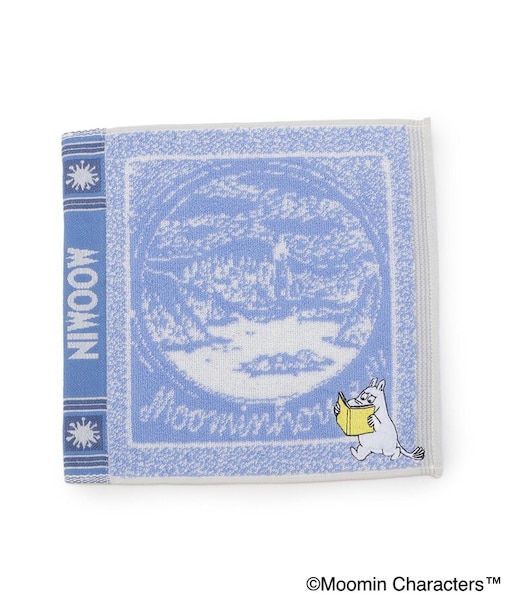 ◆MOOMIN ミニタオル 本とムーミン