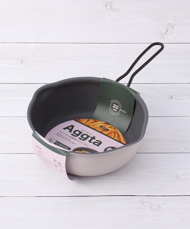 Aggta メモリ付揚げ物フライパン 20cm