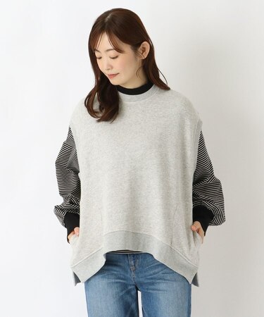 コットン 裏毛ベスト