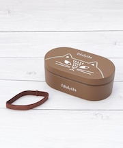 FIKA 木目小判弁当箱 600ml