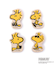 ◆SNOOPY クリップ 4P