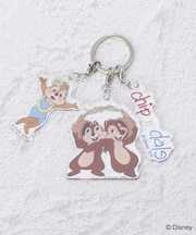 ◆【先行販売】ディズニー 『チップ＆デール』 3連アクリルキーホルダー