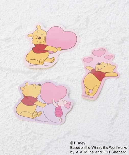 ◆【先行販売】ディズニー 『くまのプーさん』 ダイカットステッカー 3P
