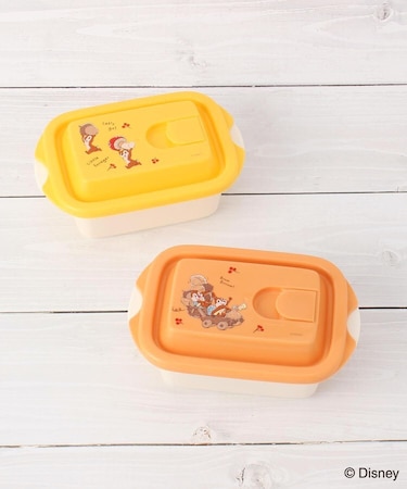 ◆【先行販売】ディズニー 『チップ＆デール』 ふわっと保存容器 M 300ml