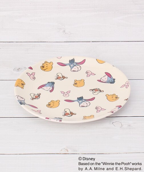 【先行販売】ディズニー 『くまのプーさん』 メラミンプレート ファニーフェイス