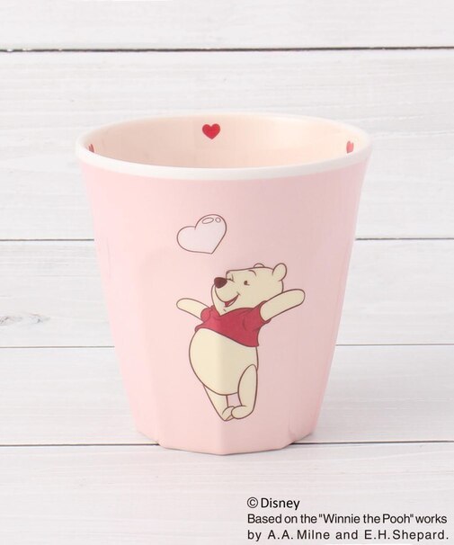 ◆【先行販売】ディズニー 『くまのプーさん』 メラミンタンブラー 290ml ハート