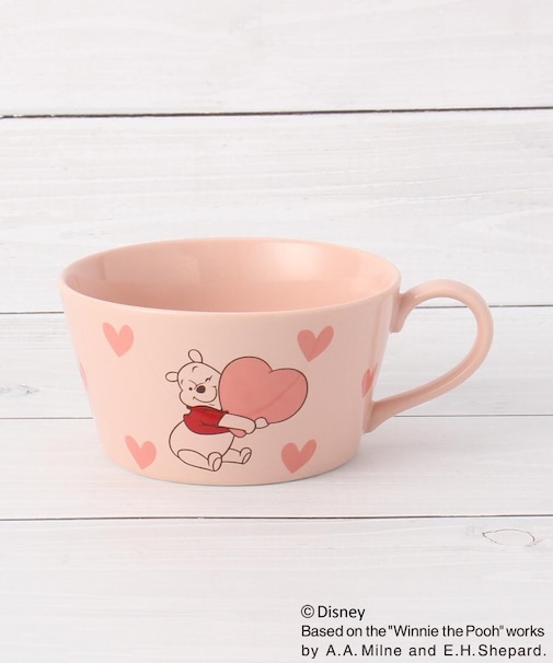 【ワンズテラス限定】ディズニー 『くまのプーさん』 スープマグ 290ml ハート