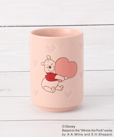 【ワンズテラス限定】ディズニー 『くまのプーさん』 湯呑 280ml ハート