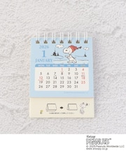 ◆SNOOPY ミニリングカレンダー 卓上