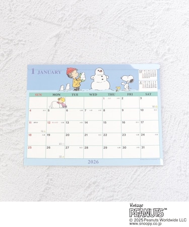 ◆SNOOPY シートカレンダー 卓上