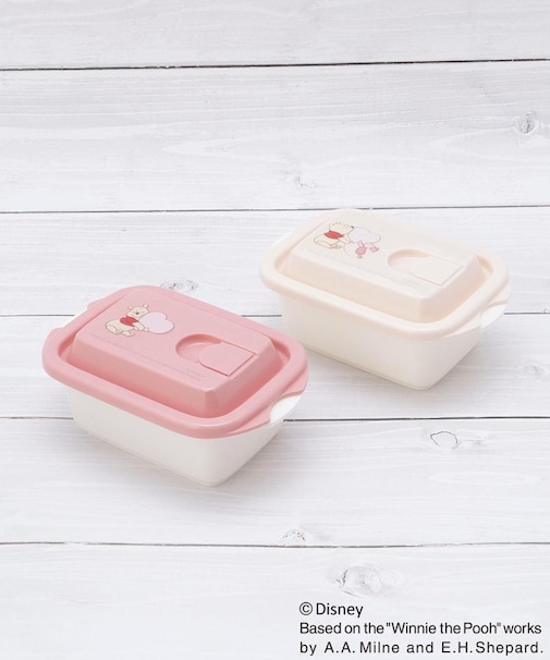 ◆【先行販売】ディズニー 『くまのプーさん』 ふわっと保存容器 M 300ml ハート