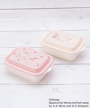 【先行販売】ディズニー 『くまのプーさん』 ふわっと保存容器 L 500ml ハート
